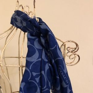 Navy coach mini scarf